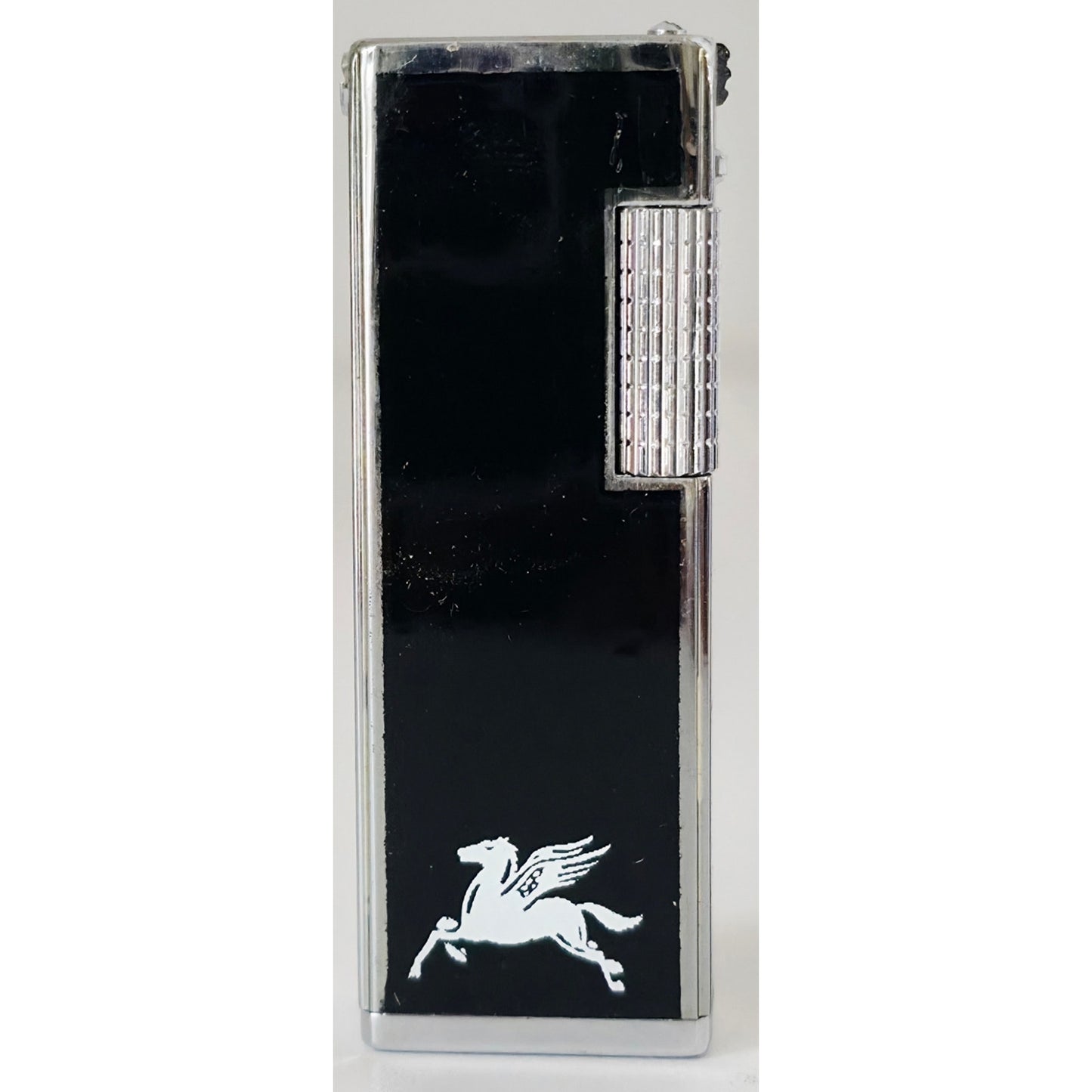 VINTAGE *NEW* 1960's Black Lighter w/Pegasus in Original Box by Supreme USA