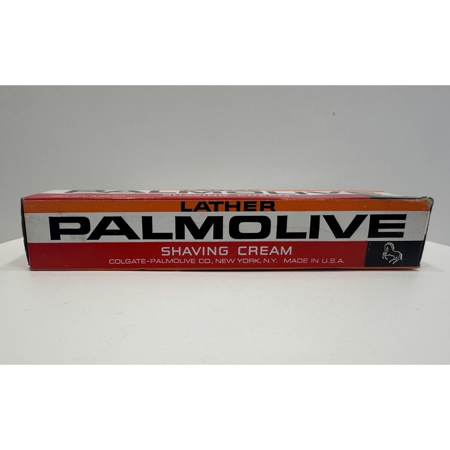 VINTAGE *NEW* 1970's Palmolive Lather Shaving Cream Giant Tube in Box