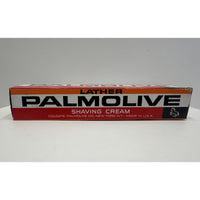 VINTAGE *NEW* 1970's Palmolive Lather Shaving Cream Giant Tube in Box