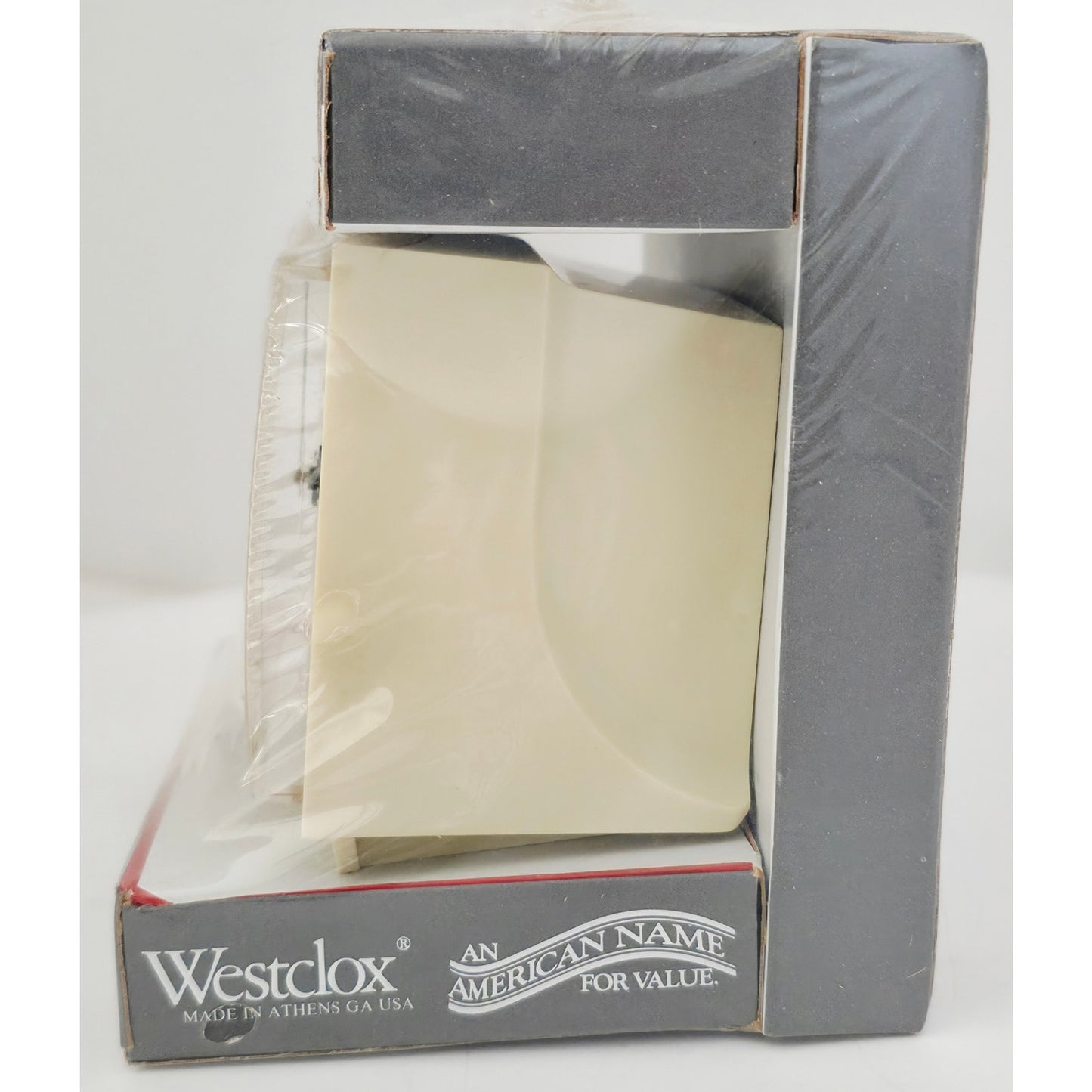 VINTAGE New Westclox Alarm Clock Electric Model 22189 Bold II White