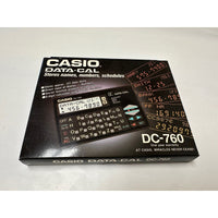 VINTAGE *NEW* Casio DC-760 data-cal Black Calculator