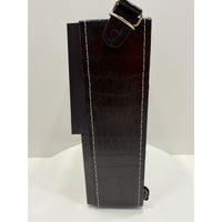 VINTAGE *PRISTINE* 1960's Petrasonic AM Sport Snake Brown Case Radio