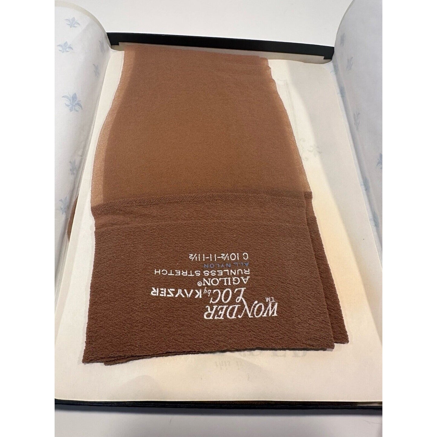 VINTAGE *NEW* 1950's Kayser Hosiery-Wonderloc Stretch-Debonair-Seamless-Sz10.5/11/11.5L