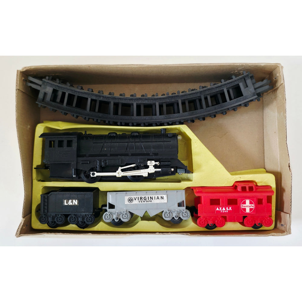 VINTAGE *PRISTINE* 1960s Durham's Battery Operated Toy Train Set Japan