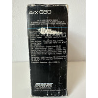 VINTAGE *New* Audiovox AVX 680 AM/FM Radio Cassette Player
