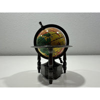 VINTAGE *NEW* Miniature Metal World Globe Pencil Sharpener