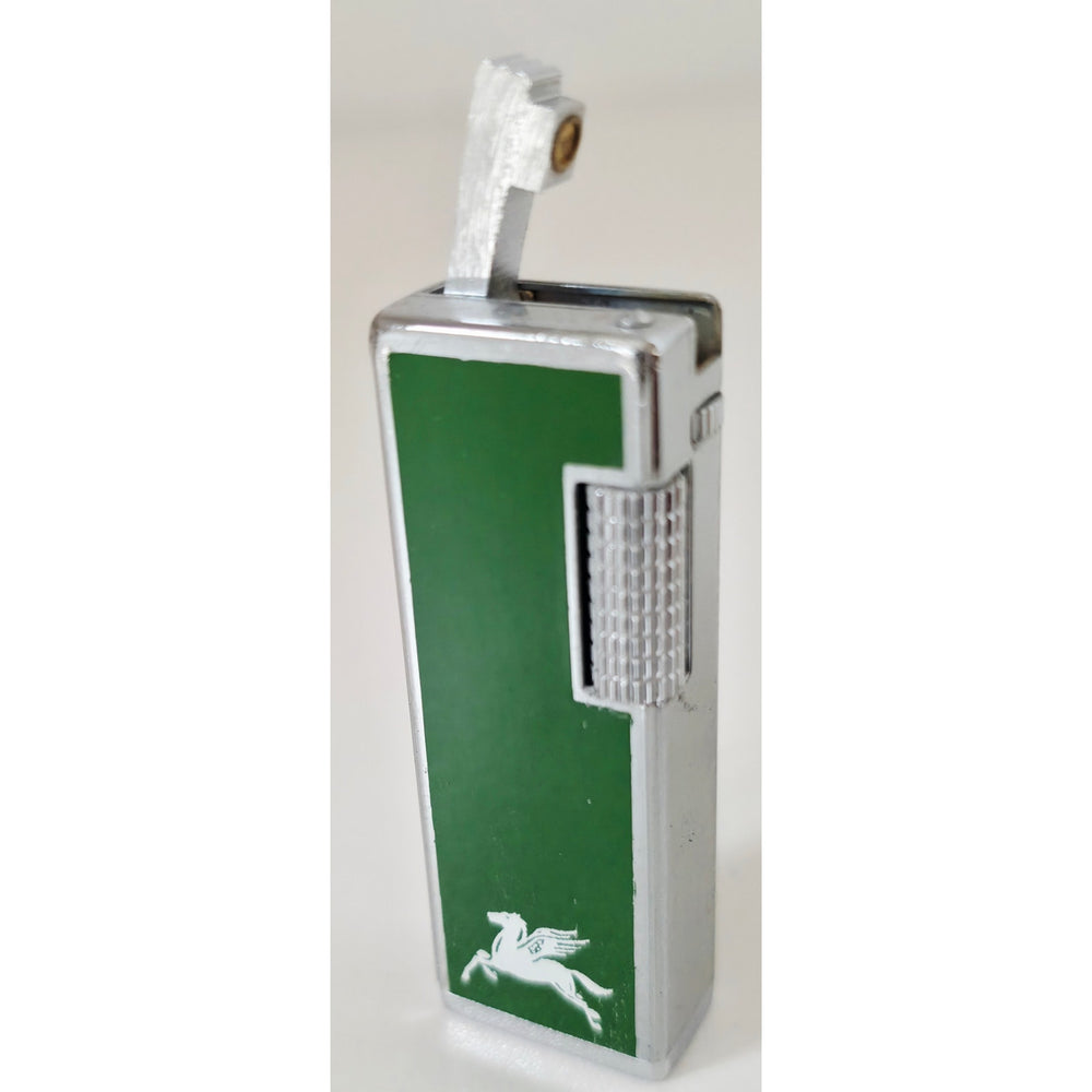 VINTAGE *NEW* 1960's Green Lighter with Pegasus in Original Box by Supreme USA
