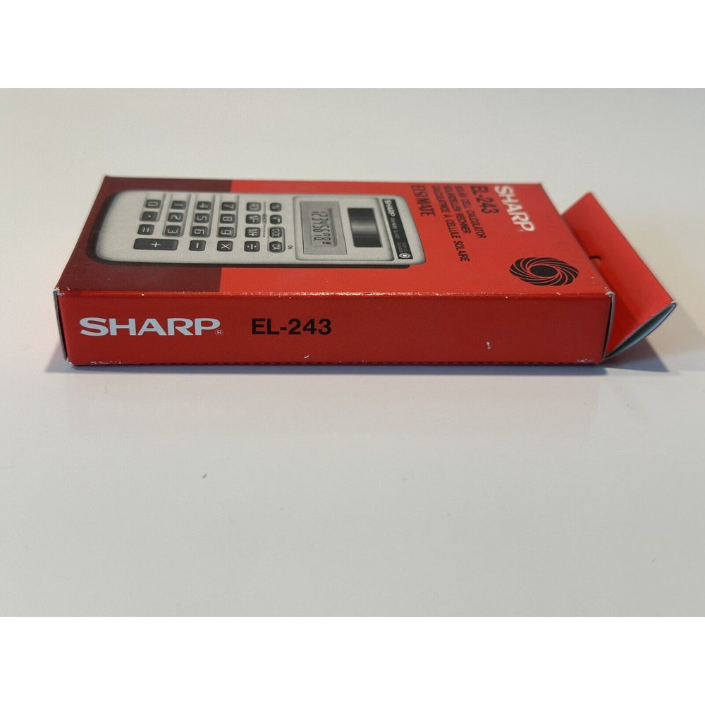 VINTAGE *NEW* Sharp Elsi Mate EL-243 Solar Calculator