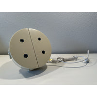 VINTAGE *NEW* 1960's Swing Light Mini Hat Box Makeup Mirror Flip Side Magnifying