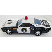 VINTAGE *PRISTINE* 1970's Highway Patrol P.D. 12 Police Battery Operated Toy Car