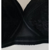 VINTAGE *NEW* 1960's Carnival Women's Black Lace Bullet Bra Size 36 B