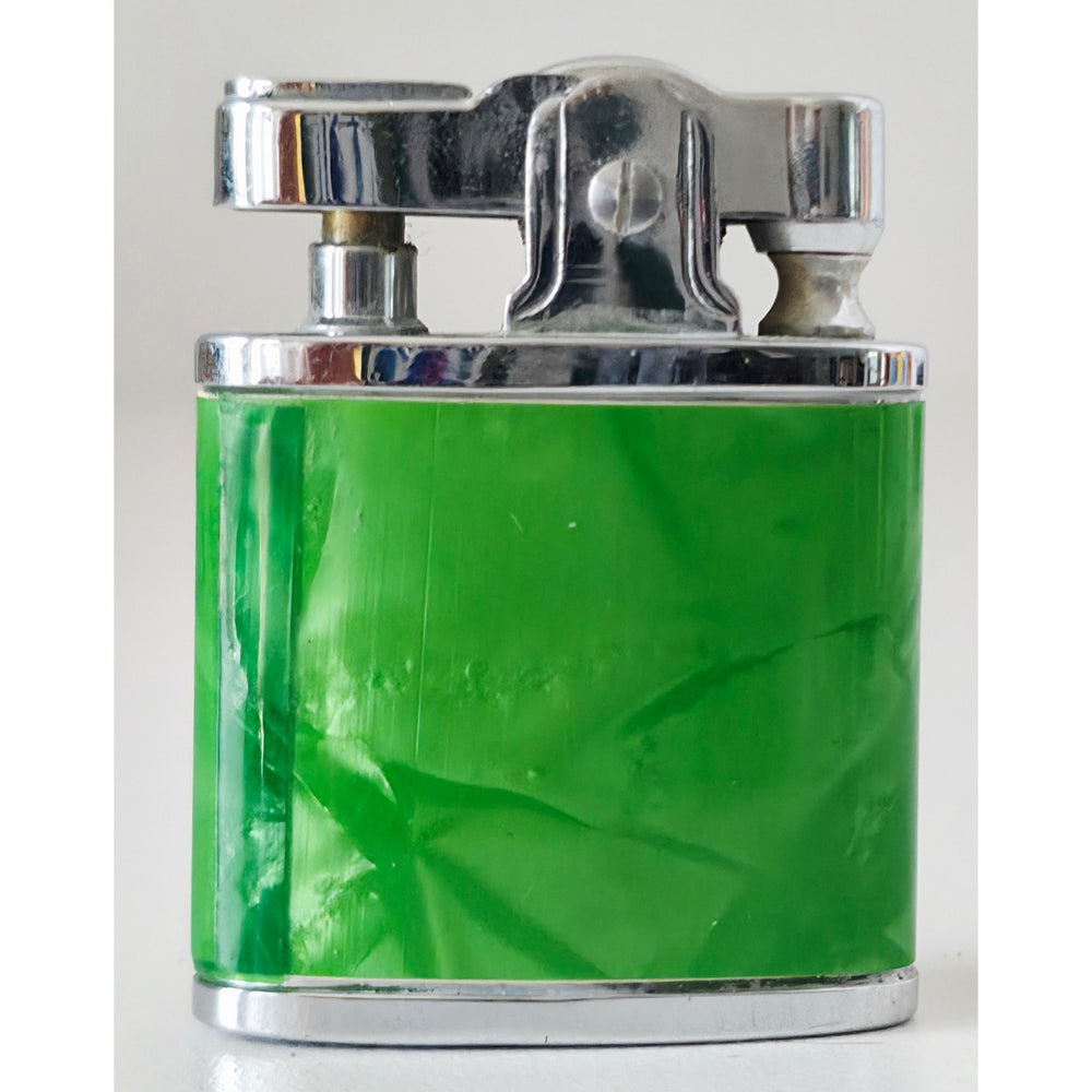 VINTAGE *NEW* 1956 Royal Star Japanese Super Lighter with Poodle Dog (Green)