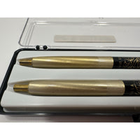 VINTAGE *NEW* 1960's Set of 14K Gold Filigree Perfumed Pens USA