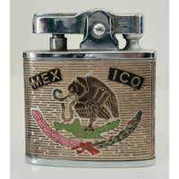 VINTAGE *NEW* 1960's Mexico Automatic Super Lighter with Bull Fight and Eagle