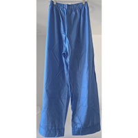 VINTAGE *NEW* 1970's Women's Blue Scrubs | Top & Pants | Kimono with Pink Belt Size M