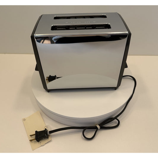VINTAGE *NEW* 1980's Proctor Silex 2-Slice Toaster Chrome/Black USA