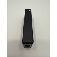 VINTAGE *NEW* 1950's Capri w/Design Black/Silver Butane Japanese Lighter