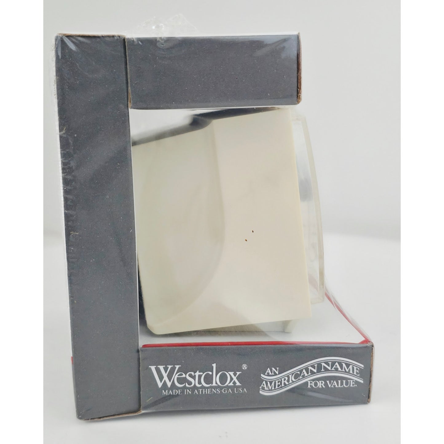 VINTAGE New Westclox Alarm Clock Electric Model 22189 Bold II White