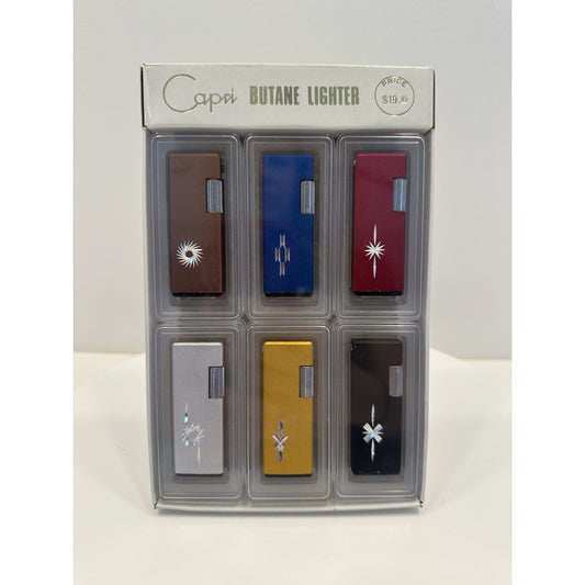 VINTAGE *NEW* 1950's Capri Lighters in Store Display Gas/Fuel