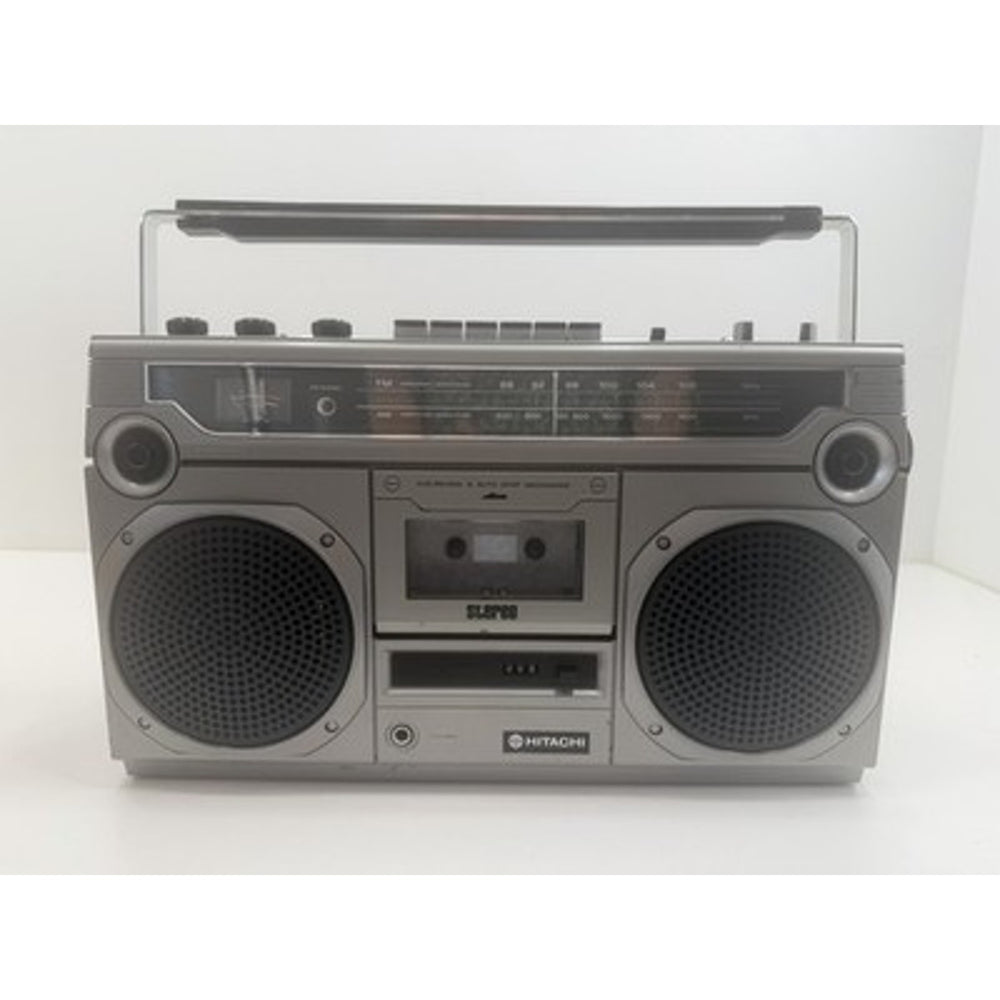 VINTAGE *PRISTINE* 1980's Hitachi TRK-8000H Cassette Tape AM/FM Radio Boombox