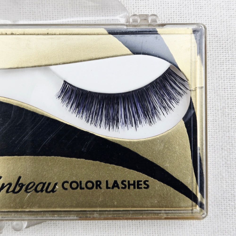 VINTAGE *NEW* 1960s Jija Blue Glow 100% Human Hair Curved Eye Lashes
