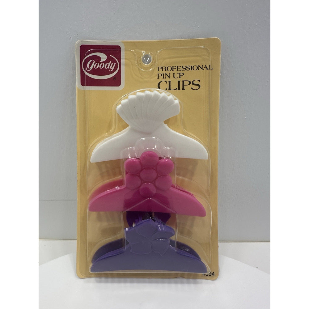 VINTAGE *NEW* 1982  Goody Professional Pin Up Hair Clips Multi Color 594