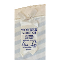 VINTAGE *NEW* 1960's Ban-Lon Women's Blue & White Striped Girdle w/Garter Size L
