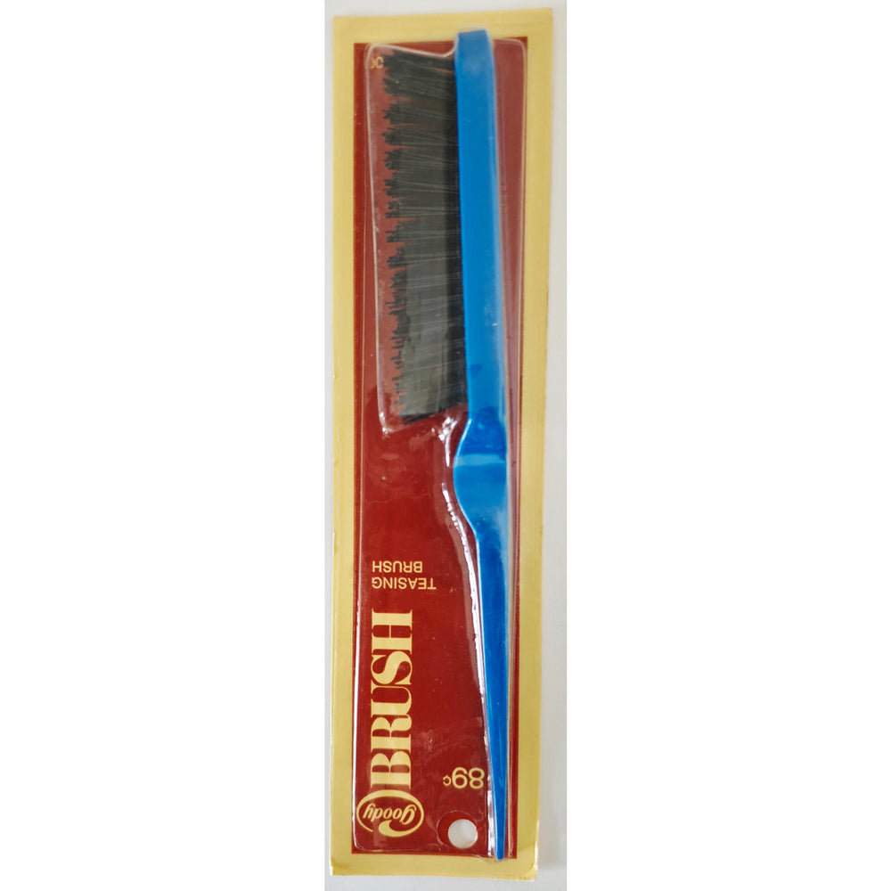 VINTAGE *NEW* 1975 Goody Teasing Brush - Blue