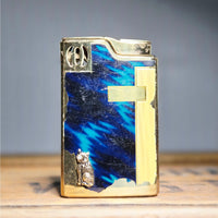 VINTAGE *NEW* 1960's Ron Imperial Blue Kitty Cat Lighter Japan