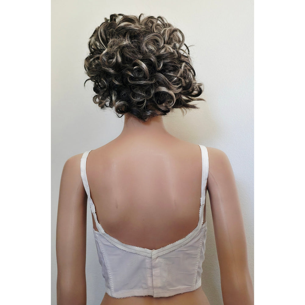 VINTAGE *NEW* 1970's Maidenform #P9096 Tricolastic Lace Stretch White Bra 38 B