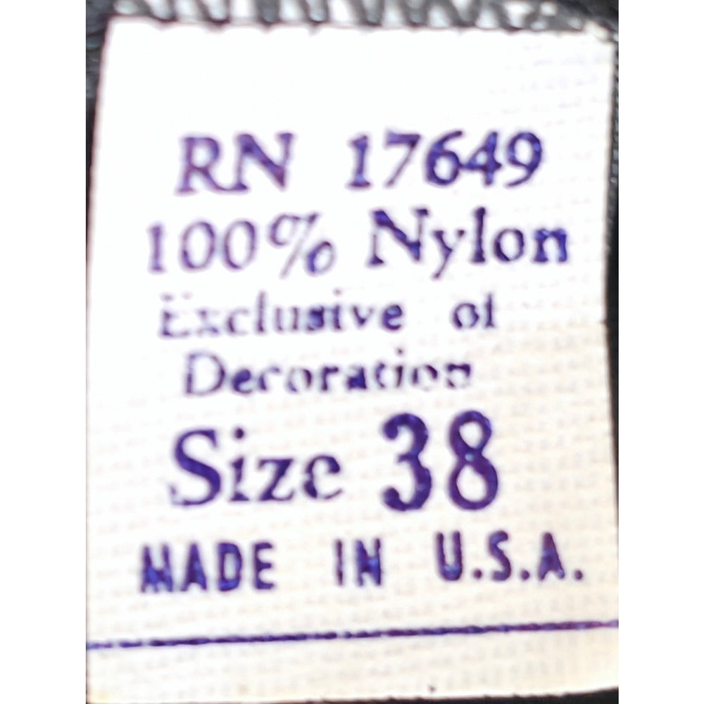 VINTAGE *NEW* 1960's Women's Black with Lace Trim Slip Dress Size 38 USA