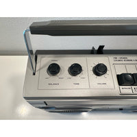 VINTAGE *NEW* 80's Hitachi TRK-7500H Boom Box Radio Cassette Recorder
