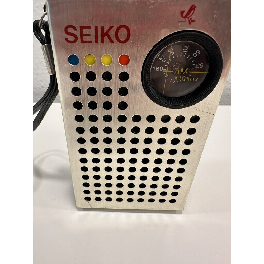 VINTAGE *NEW* Seiko Solid State AM Black Pocket Radio