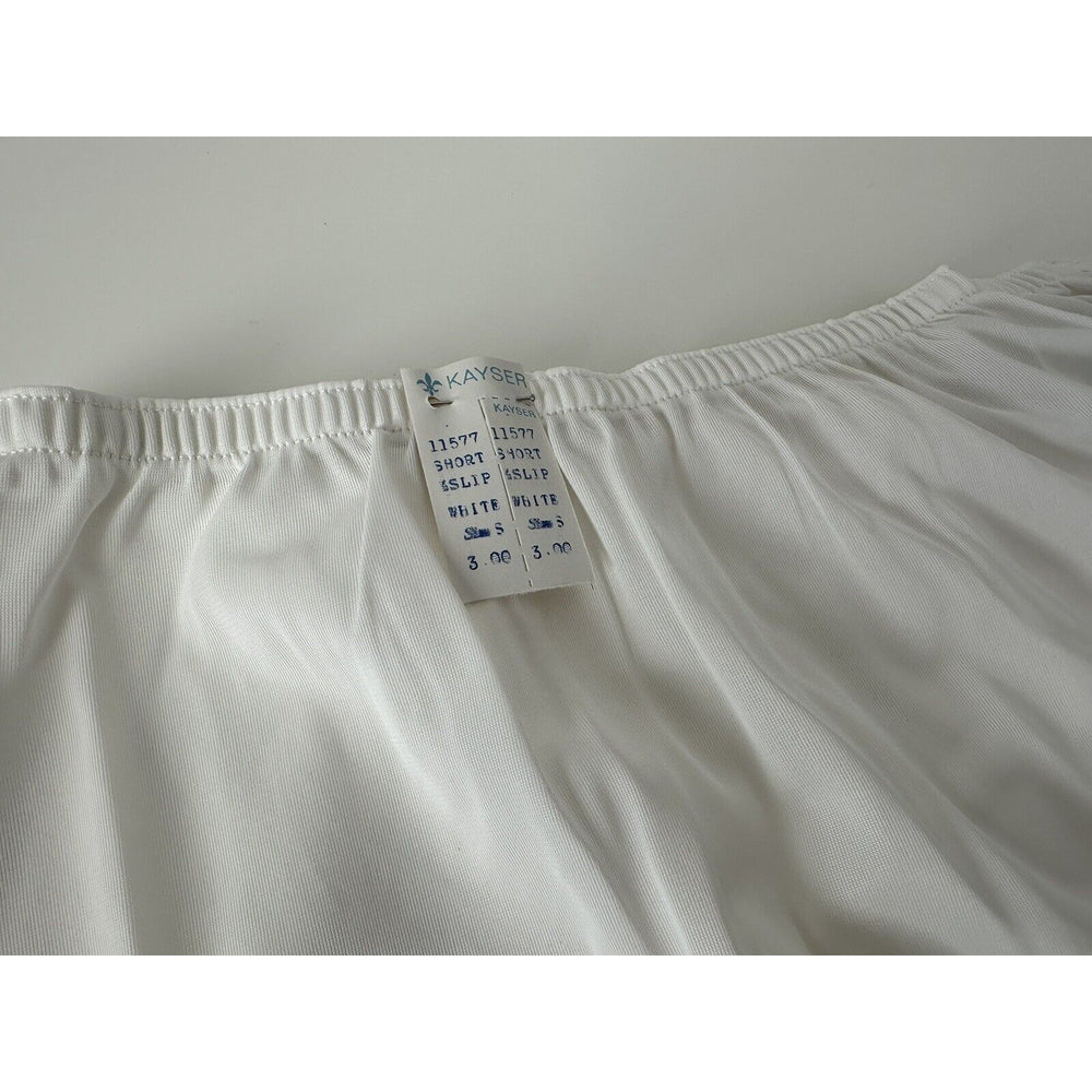 VINTAGE *NEW* Kayser Women's Slip/Petticoat Small White Nylon Set=4