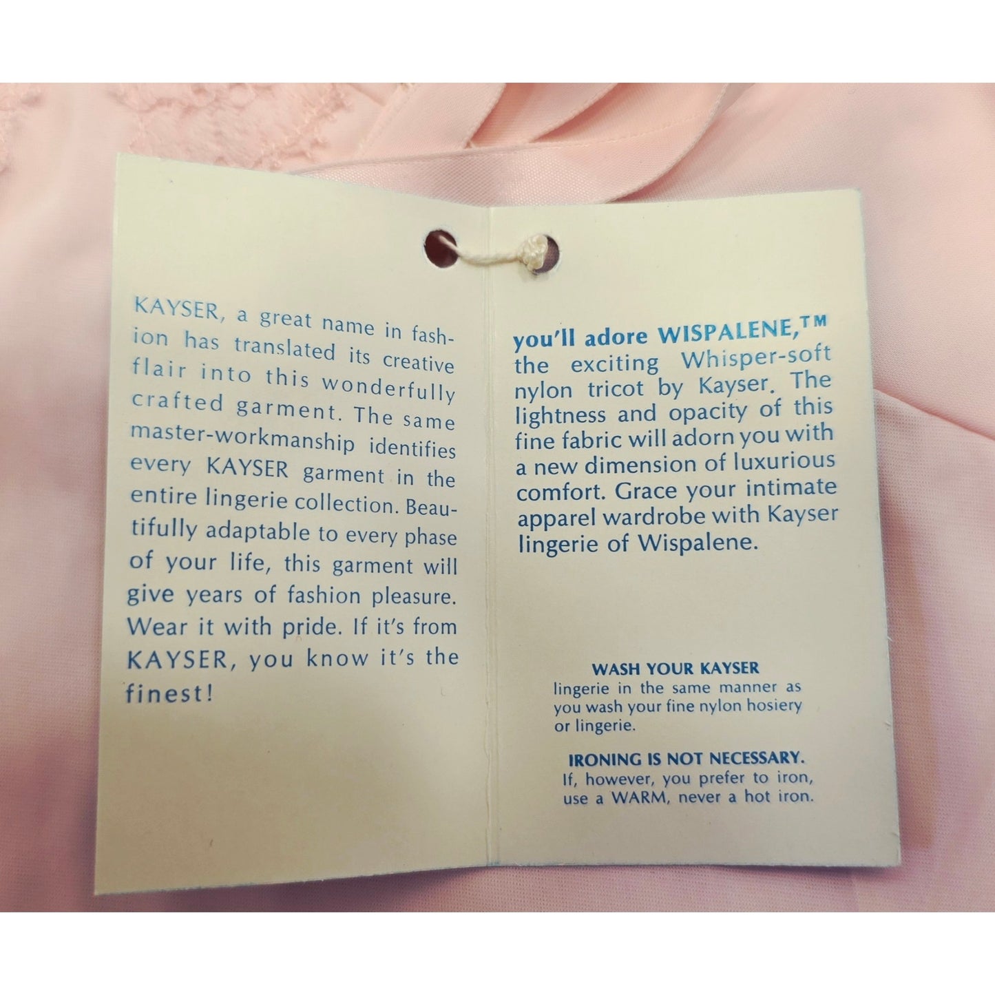 VINTAGE *NEW* 1960's Kayser Light Pink Slip 100% Nylon Size 34