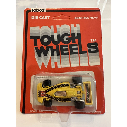 VINTAGE *NEW* Kidco Tough Wheels Formula 1 GT Racer Heskith B52 Yellow