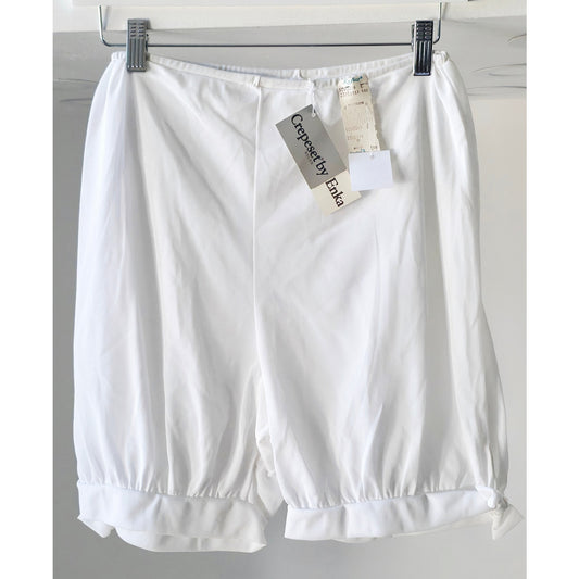 VINTAGE *NEW* 1960's Kayser Women's Crepset White Pantalette  100% Nylon Size 6