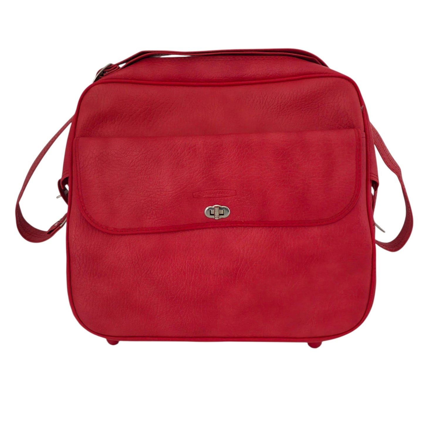 VINTAGE *NEW* 1970's Starflite Convertible Toat | Softside Luggage Red USA