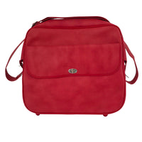 VINTAGE *NEW* 1970's Starflite Convertible Toat | Softside Luggage Red USA