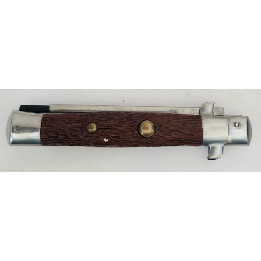VINTAGE *NEW* 1970's Brown Folding Switchblade Pocket Comb Japan