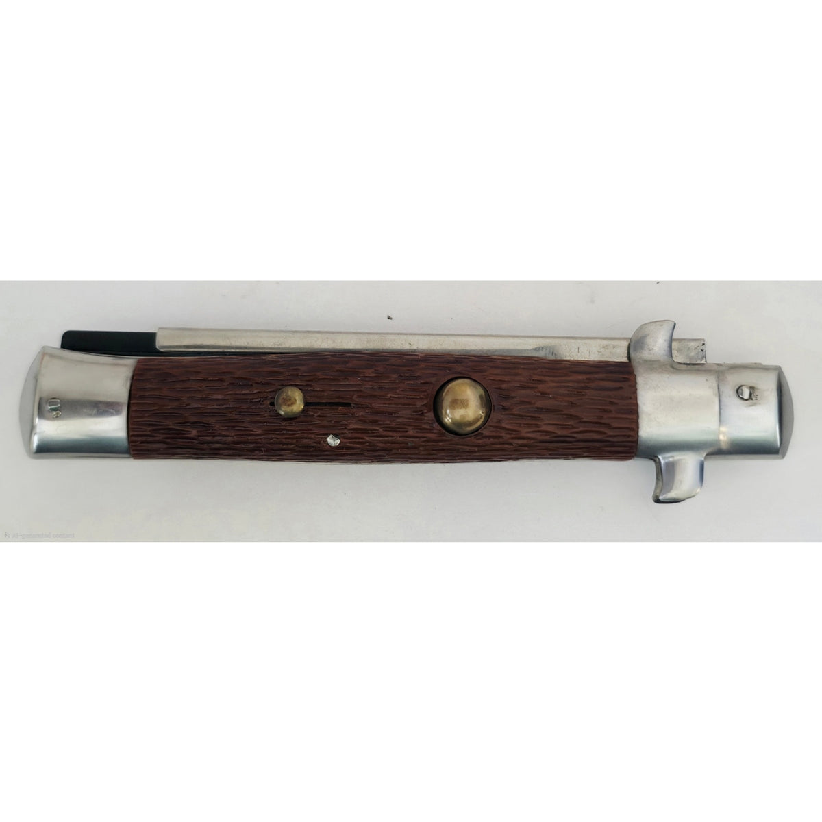 VINTAGE *NEW* 1970's Brown Folding Switchblade Pocket Comb Japan
