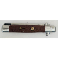 VINTAGE *NEW* 1970's Brown Folding Switchblade Pocket Comb Japan