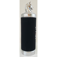 VINTAGE *NEW* 1960's Music Box Decanter Black - Plays "How Dry I am"  Japan