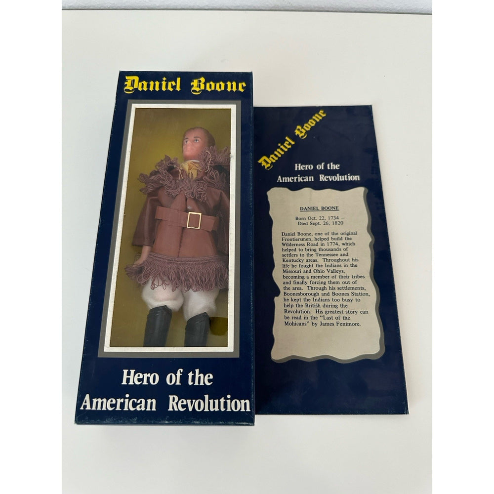 VINTAGE *NEW* 1974 Daniel Boone Hero of the American Revolution Doll F ...