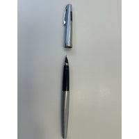 VINTAGE *NEW* 1960's Lady Sheaffer Brushed Steel Florentine Fountain Pen