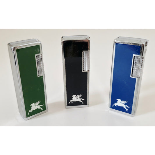 VINTAGE *NEW* 1960's Supreme Lighters with Pegasus in Three Colors USA Set of 3