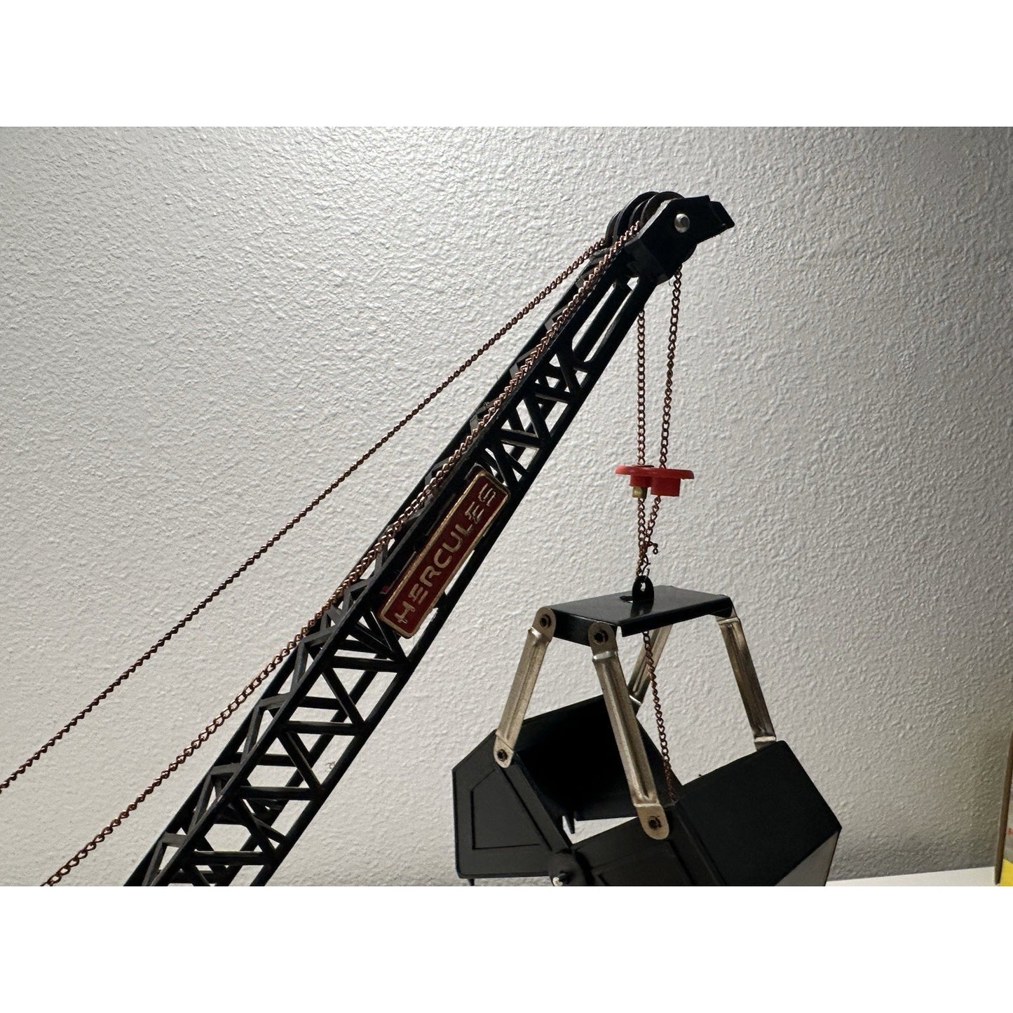 VINTAGE *NEW* 1972 Hercules Caterpillar Crane Battery Operated Toy