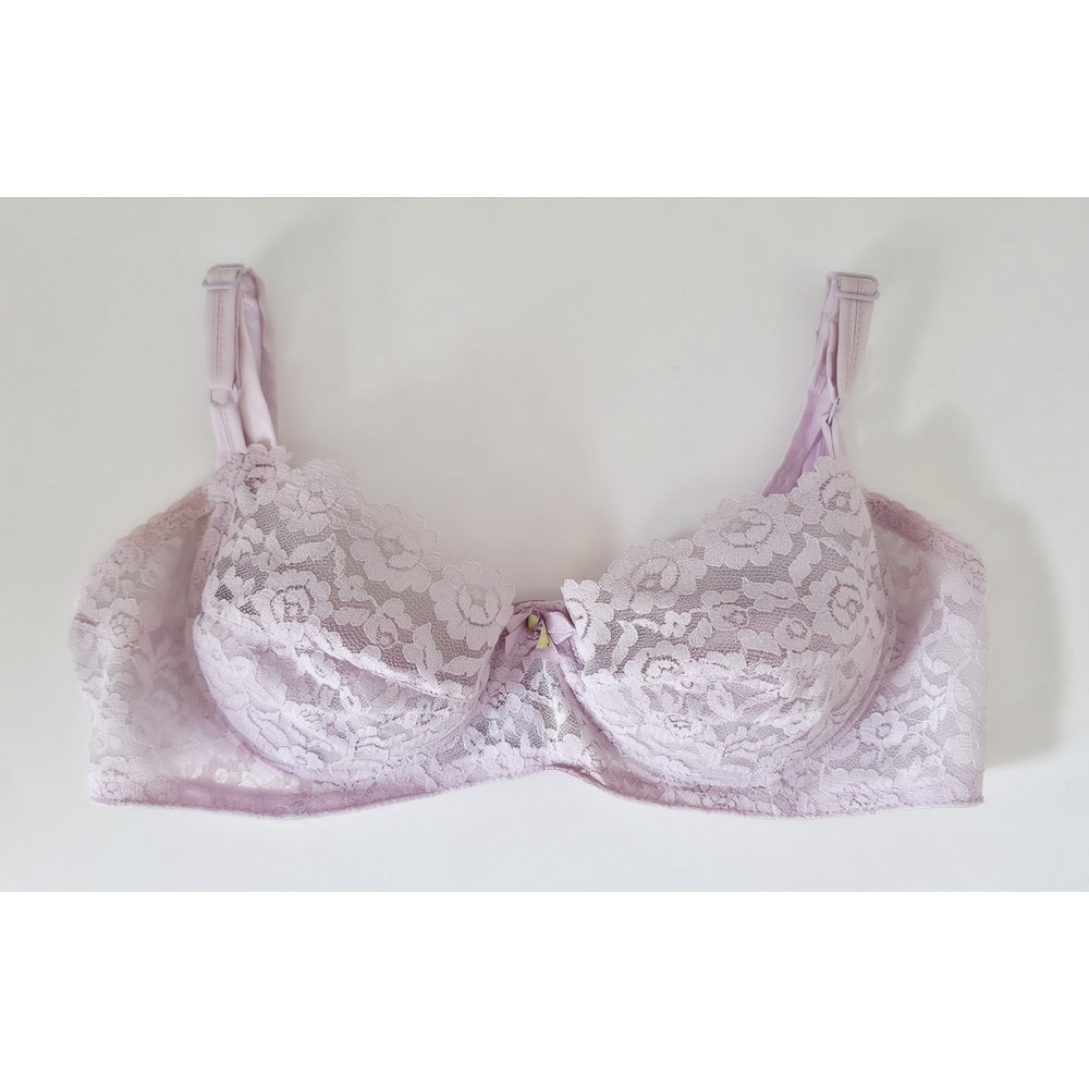 VINTAGE *NEW* 1960's Empire Foundation Women's Purple Lace Push-Up Bra Size 32A