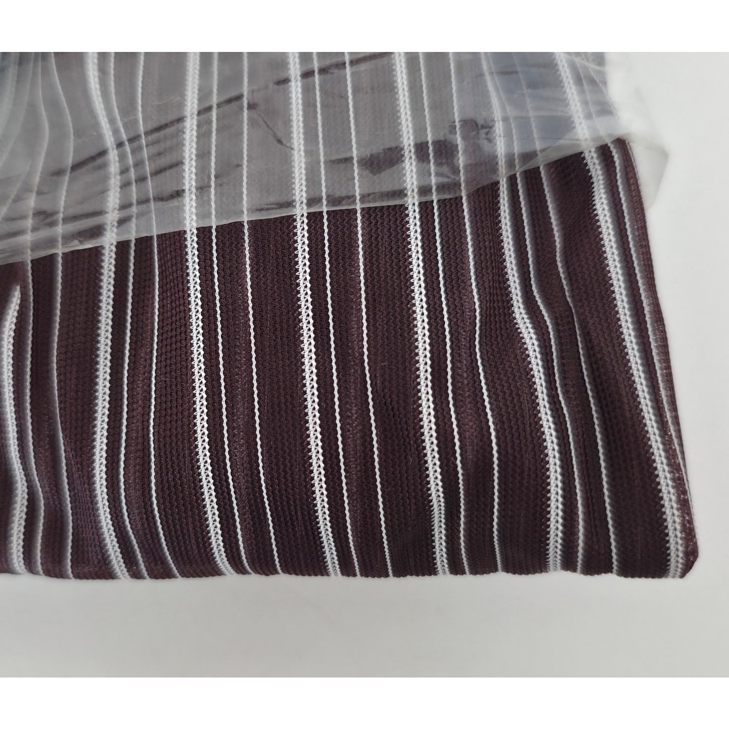 VINTAGE *NEW* 1970's Masterbuilt Men's Striped Dark Brown Pajama Set Size Large