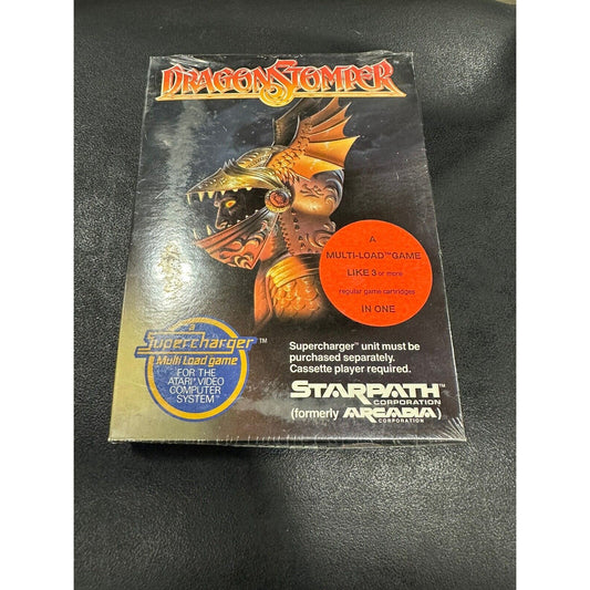 VINTAGE *NEW* ATARI Dragonstomper (Supercharger Video Game) Sealed